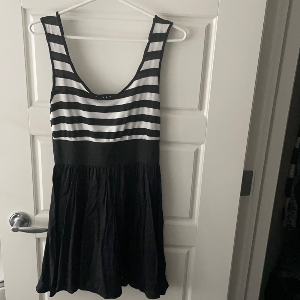Black and white dress